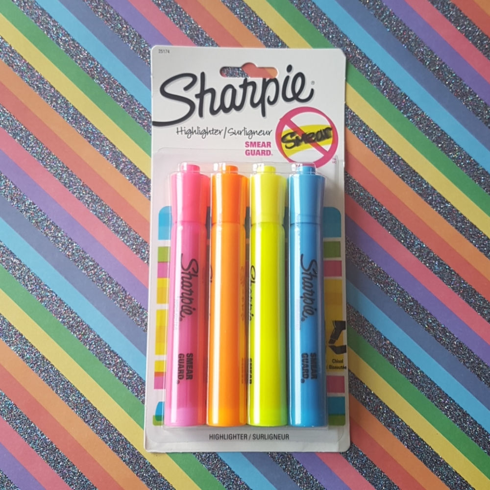 4 Highlighter Sharpie